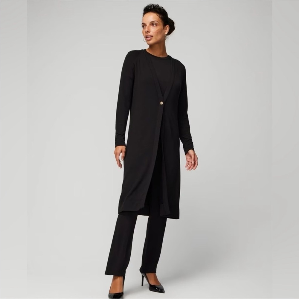 white house black market the passporter cover up cardigan SO SOFT!!!! Medium NWT